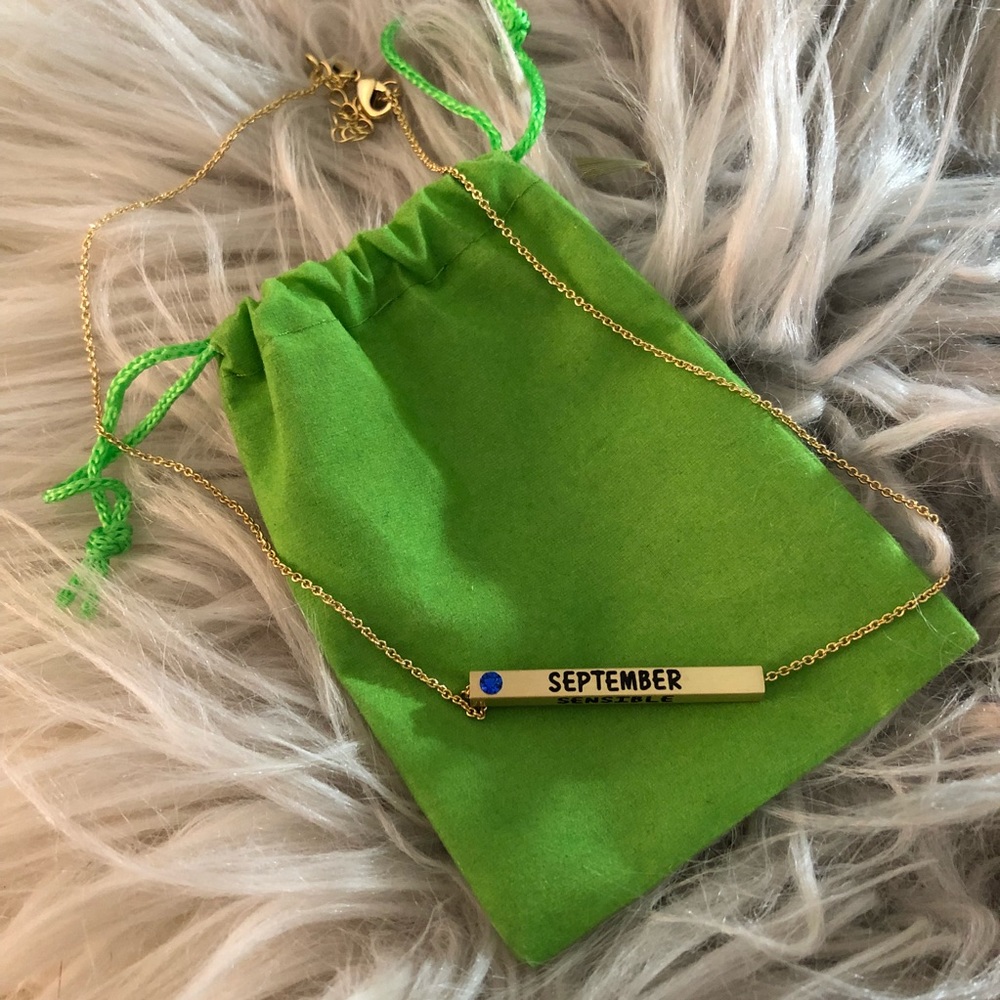 Birth month necklace!